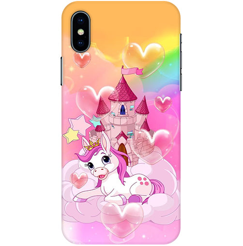 Cute Unicorn Design back Cover For Apple Iphone Xs