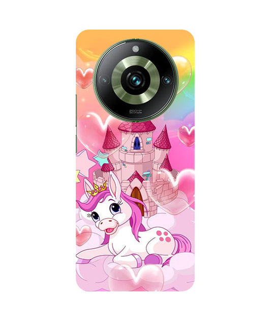 Cute Unicorn Design back Cover For  Realme 11 Pro/Pro+ 5G