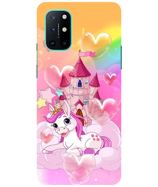 Cute Unicorn Design back Cover For  Oneplus 8T