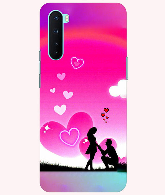 Beautiful Couple Propose  Back Cover For  Oneplus Nord  5G