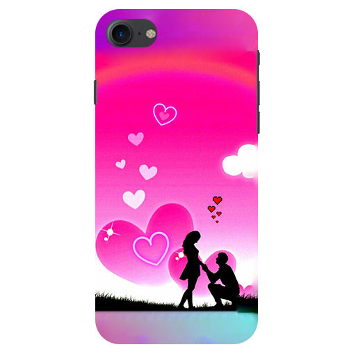 Beautiful Couple Propose Back Cover For Apple Iphone 8