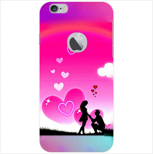 Beautiful Couple Propose Back Cover For Apple Iphone 6/6S Logo Cut