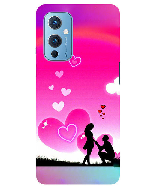 Beautiful Couple Propose  Back Cover For  Oneplus 9
