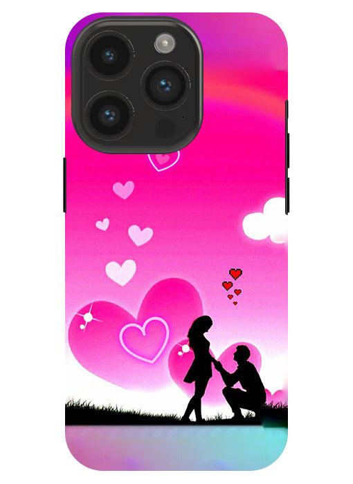 Beautiful Couple Propose Back Cover For Apple Iphone 14 Pro Max