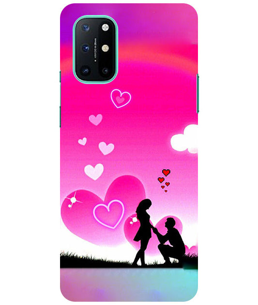 Beautiful Couple Propose  Back Cover For  Oneplus 8T