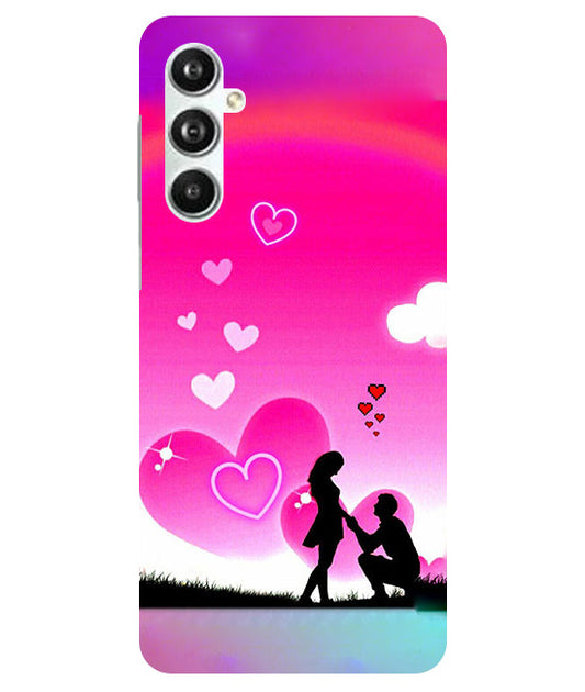 Beautiful Couple Propose  Back Cover For  Samsug Galaxy F54 5G / M54 5G