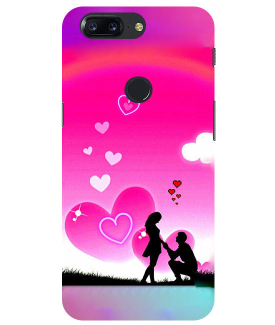 Beautiful Couple Propose Back Cover For Oneplus 5T