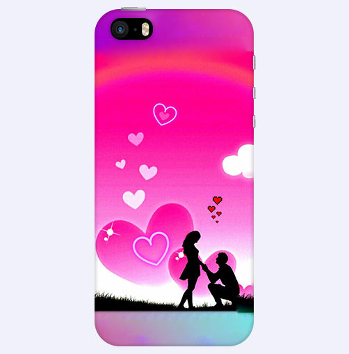 Beautiful Couple Propose Back Cover For Apple Iphone 5/5S