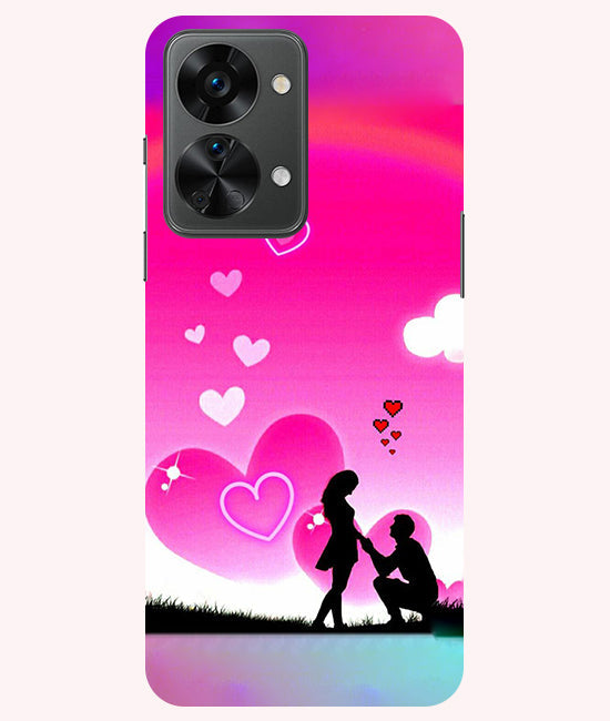 Beautiful Couple Propose Back Cover For Oneplus Nord 2T 5G