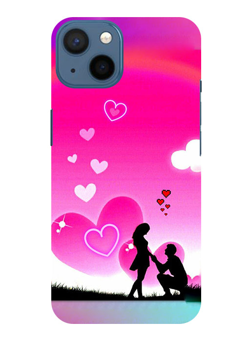 Beautiful Couple Propose Back Cover For Apple Iphone 15 Plus