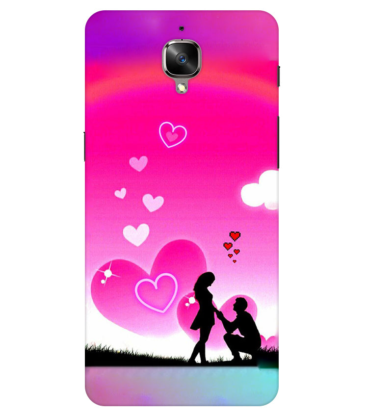Beautiful Couple Propose Back Cover For Oneplus 3/3T