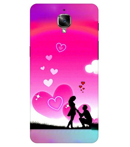Beautiful Couple Propose  Back Cover For  Oneplus 3/3T