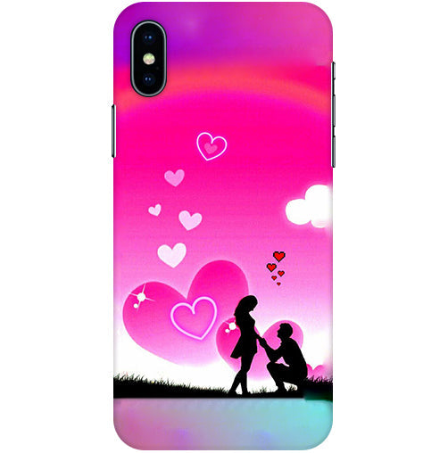 Beautiful Couple Propose Back Cover For Apple Iphone X