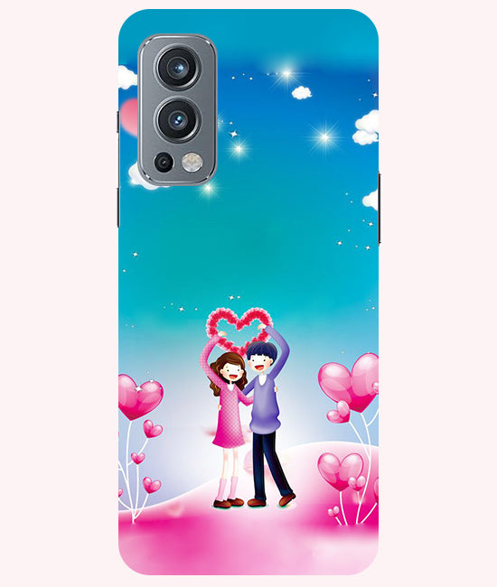 Couple Heart Back Cover For Oneplus Nord 2 5G