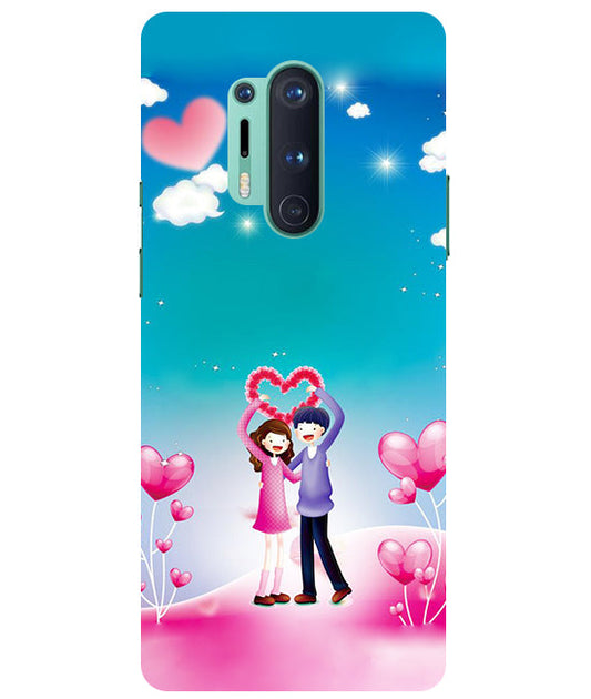Couple Heart Back Cover For  Oneplus 8 Pro