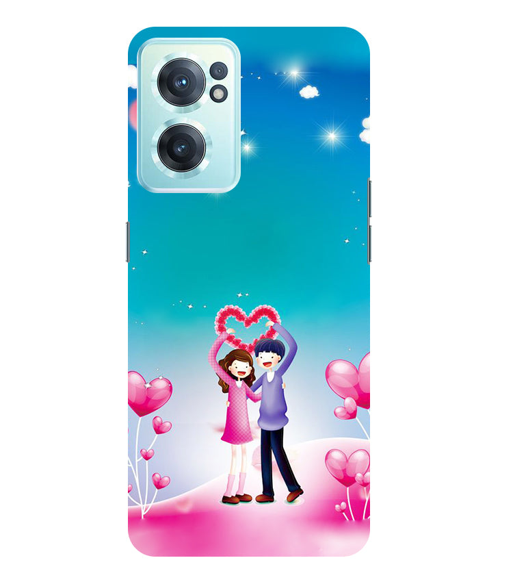 Couple Heart Back Cover For Oneplus Nord CE 2 5G