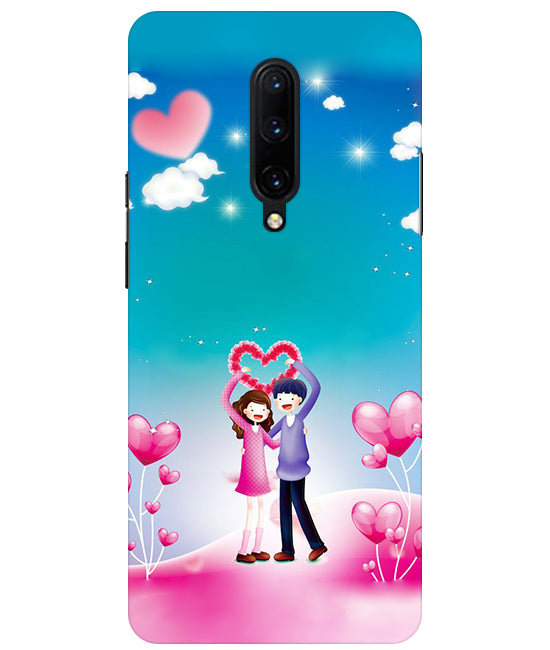 Couple Heart Back Cover For OnePlus 7 Pro