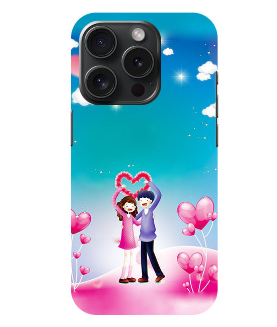 Couple Heart Back Cover For Apple Iphone 15 Pro Max