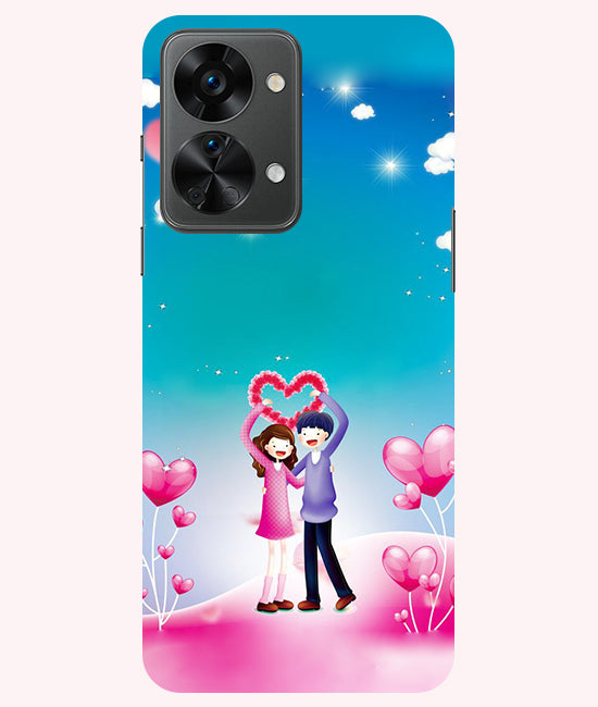 Couple Heart Back Cover For Oneplus Nord 2T 5G