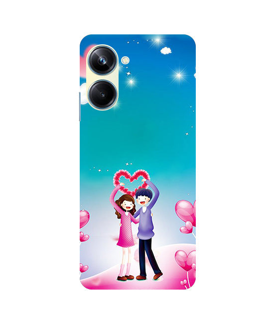 Couple Heart Back Cover For Realme 9i 5G