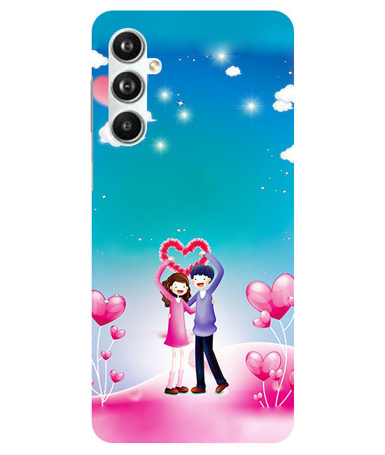 Couple Heart Back Cover For Samsug Galaxy F34 5G / M34 5G