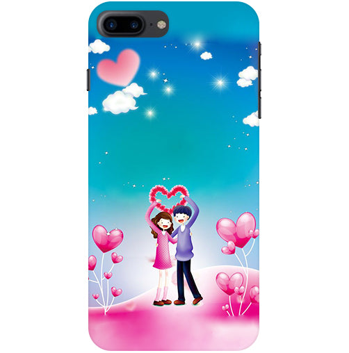 Couple Heart Back Cover For  Apple Iphone 7 Plus