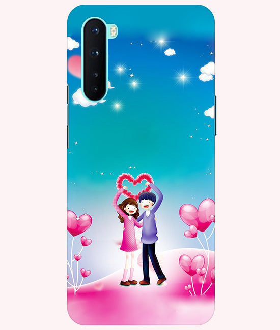 Couple Heart Back Cover For Oneplus Nord 5G