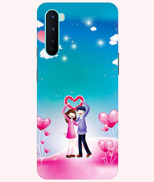 Couple Heart Back Cover For  Oneplus Nord  5G