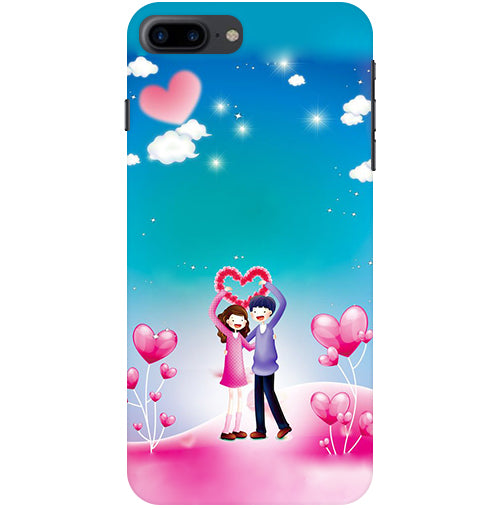 Couple Heart Back Cover For Apple Iphone 8 Plus