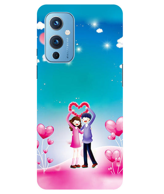 Couple Heart Back Cover For  Oneplus 9