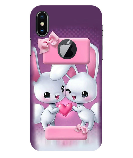 Cute Back Cover For  Apple Iphone X Logocut