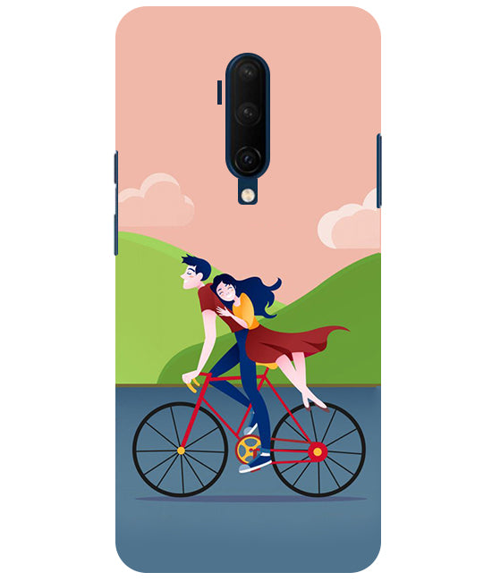 Cycling Couple Back Cover For Oneplus 7T Pro