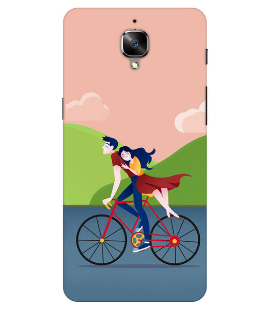Cycling Couple Back Cover For  Oneplus 3/3T