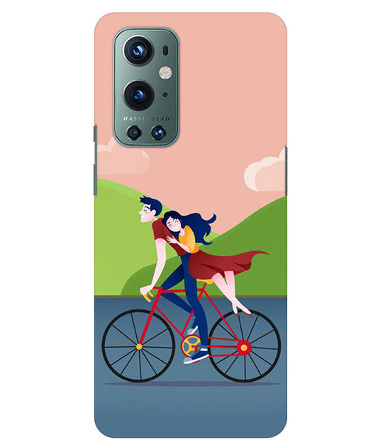 Cycling Couple Back Cover For  Oneplus 9 Pro