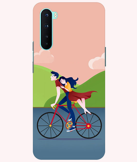 Cycling Couple Back Cover For  Oneplus Nord  5G