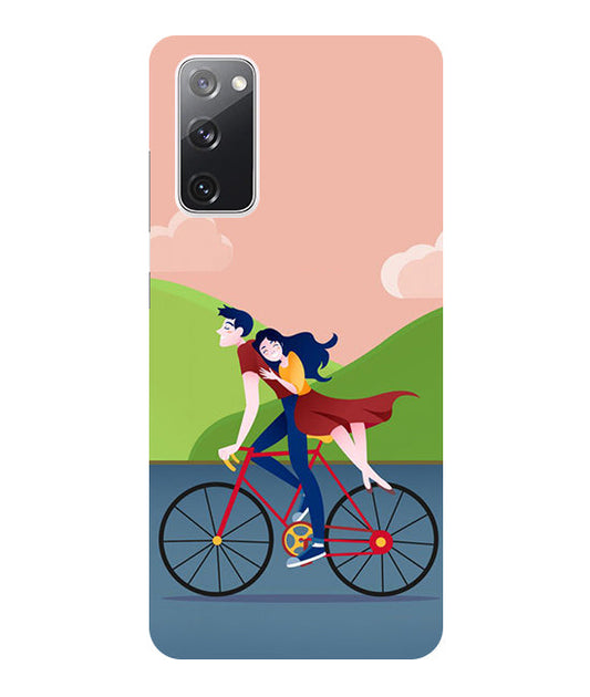 Cycling Couple Back Cover For  Samsug Galaxy S20 FE 5G