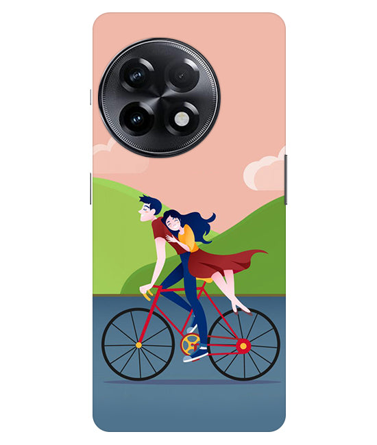 Cycling Couple Back Cover For Oneplus 11R 5G