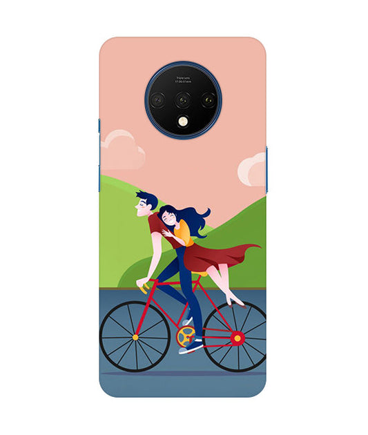 Cycling Couple Back Cover For  Oneplus 7T