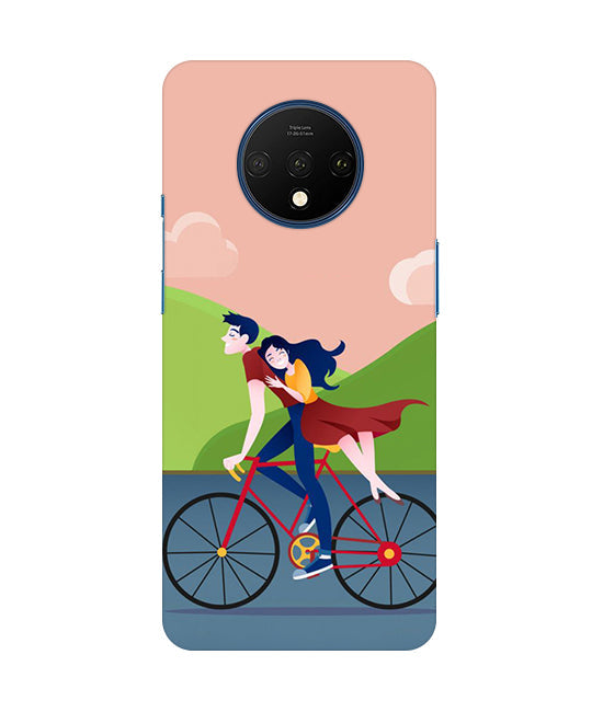 Cycling Couple Back Cover For Oneplus 7T