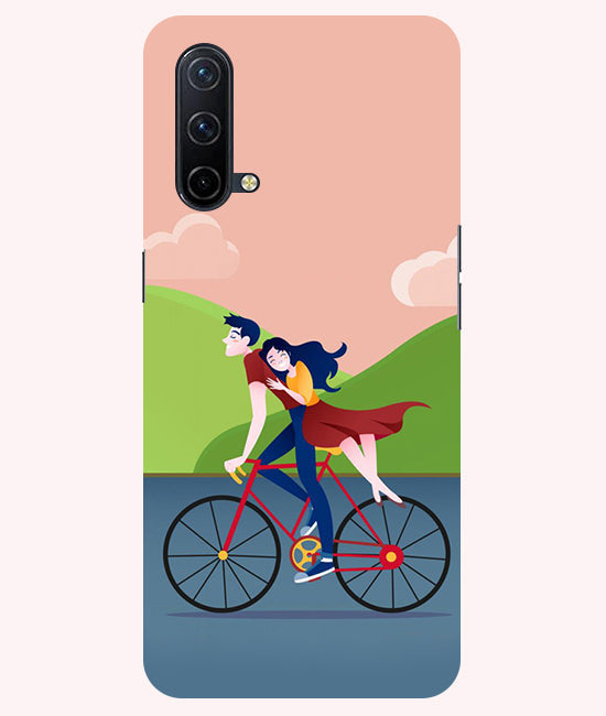Cycling Couple Back Cover For Oneplus Nord CE 5G