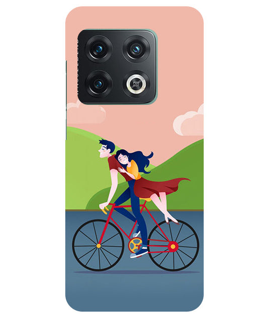 Cycling Couple Back Cover For  Oneplus 10 Pro 5G