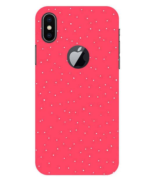 Polka Dots 1 Back Cover For  Apple Iphone X Logocut