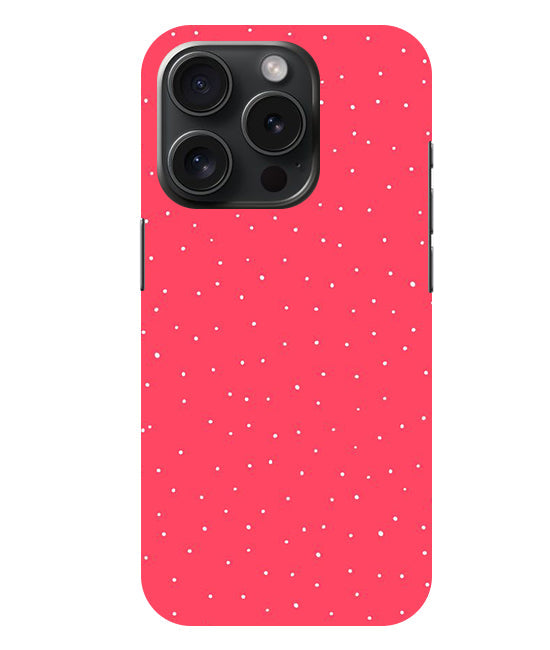 Polka Dots 1 Back Cover For Apple Iphone 15 Pro
