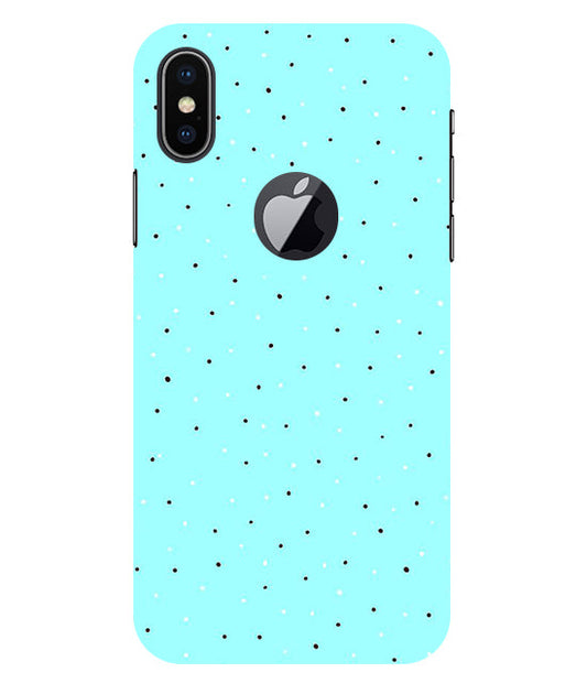 Polka Dots 2 Back Cover For  Apple Iphone X Logocut