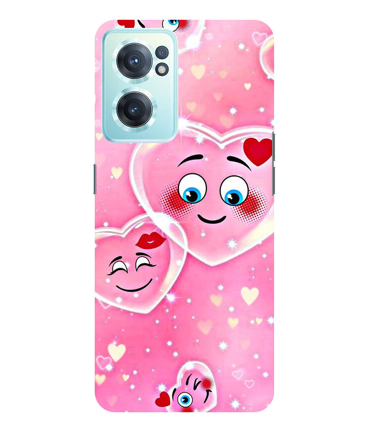 Smile Heart Back Cover For Oneplus Nord CE 2 5G