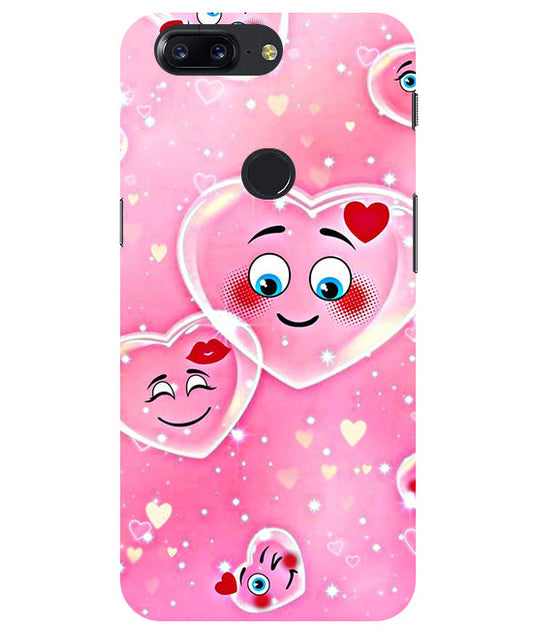 Smile Heart Back Cover For  Oneplus 5T