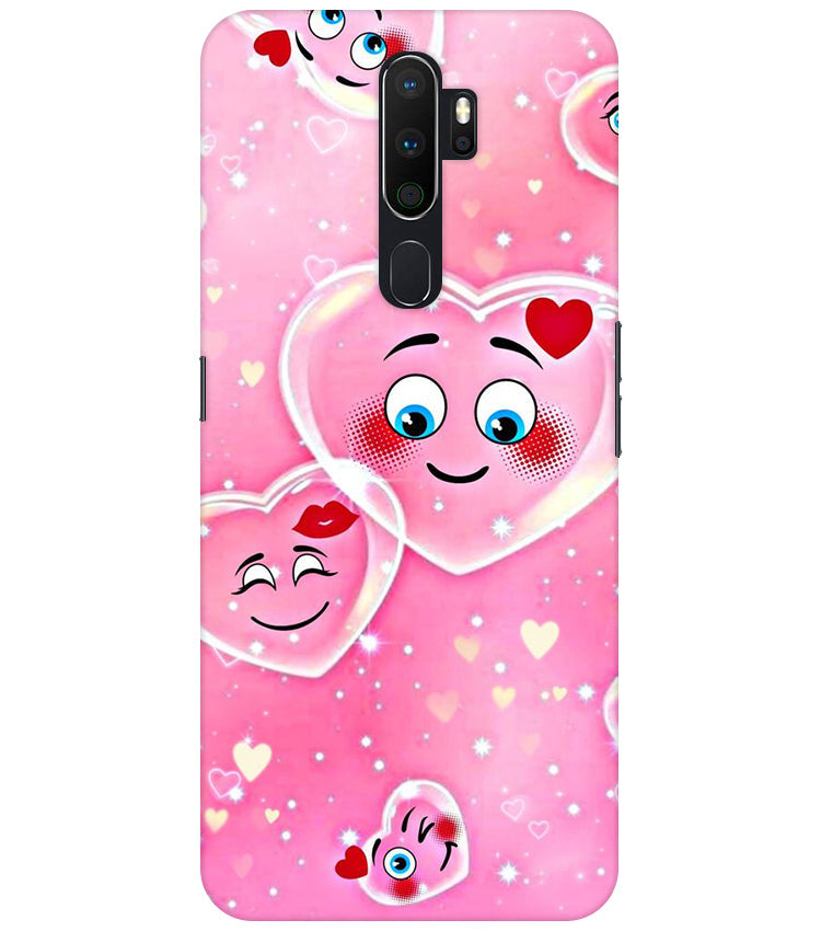 Smile Heart Back Cover For Oppo A9 2020