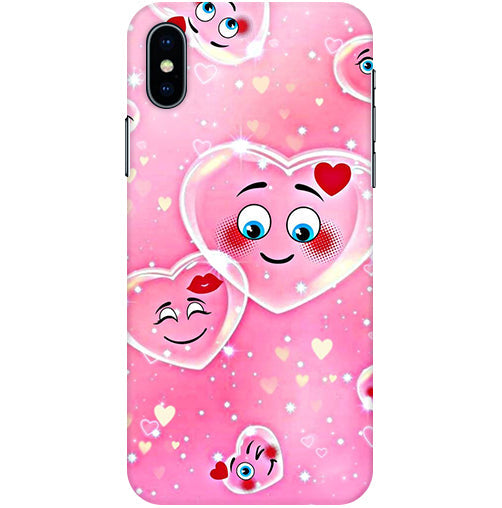 Smile Heart Back Cover For  Apple Iphone X