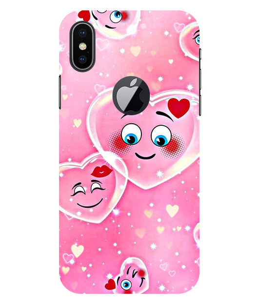 Smile Heart Back Cover For  Apple Iphone X Logocut