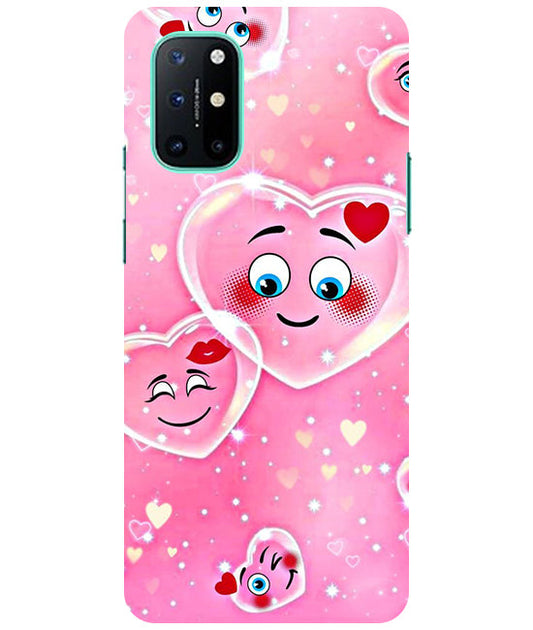 Smile Heart Back Cover For  Oneplus 8T